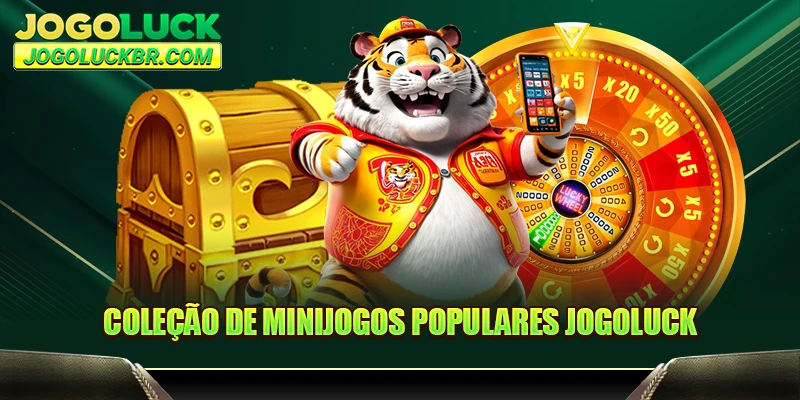 Coleção de minijogos populares JOGOLUCK