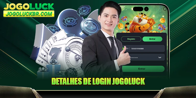 Detalhes de login JOGOLUCK