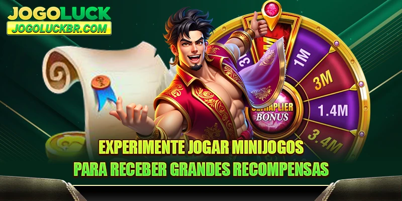 Experimente jogar minijogos para receber grandes recompensas