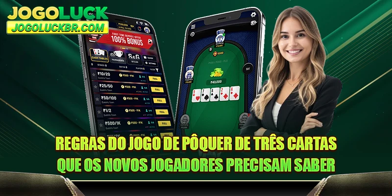 Regras do jogo de pôquer de três cartas que os novos jogadores precisam saber